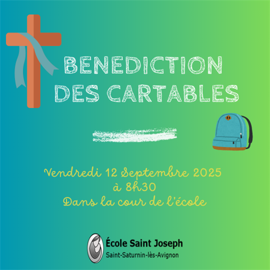 Bénédiction des cartables