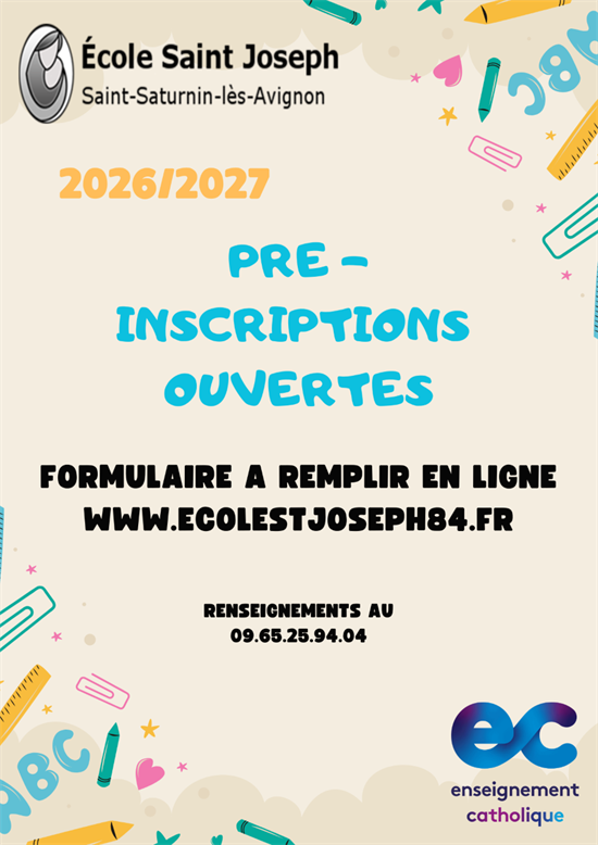 Inscriptions 26/27