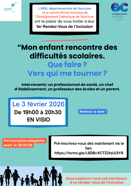 Webinaire "Rendez-vous de l'inclusion"